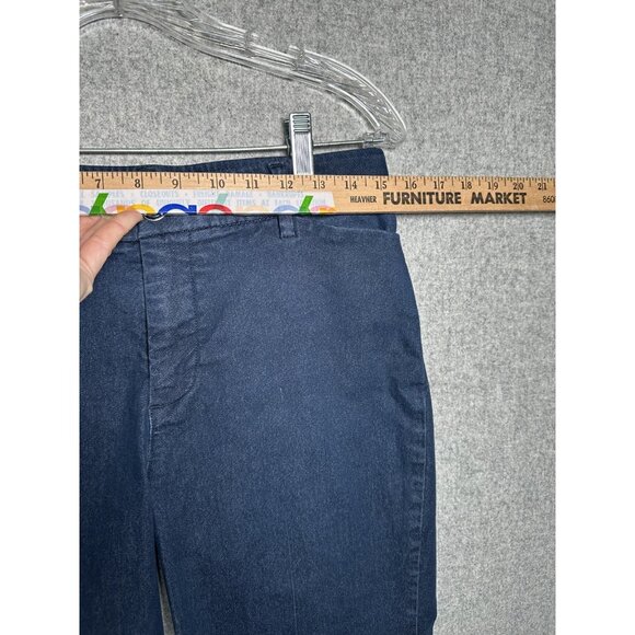 Lee 8 Short Womens Regular Fit Trouser Mid Rise Denim Pants Blue Flex Motion - Picture 10 of 16